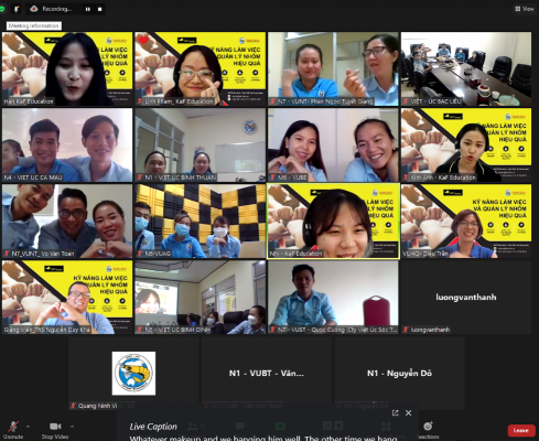 KaF Education x Tập đoàn Việt Úc: Khóa học Kỹ năng làm việc và quản lý nhóm hiệu quả