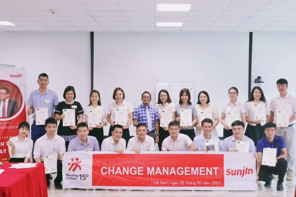 KaFEducation - SUNJIN VINA: Lớp đặc biệt cho ban quản lý cấp cao “ Quản trị sự thay đổi”.